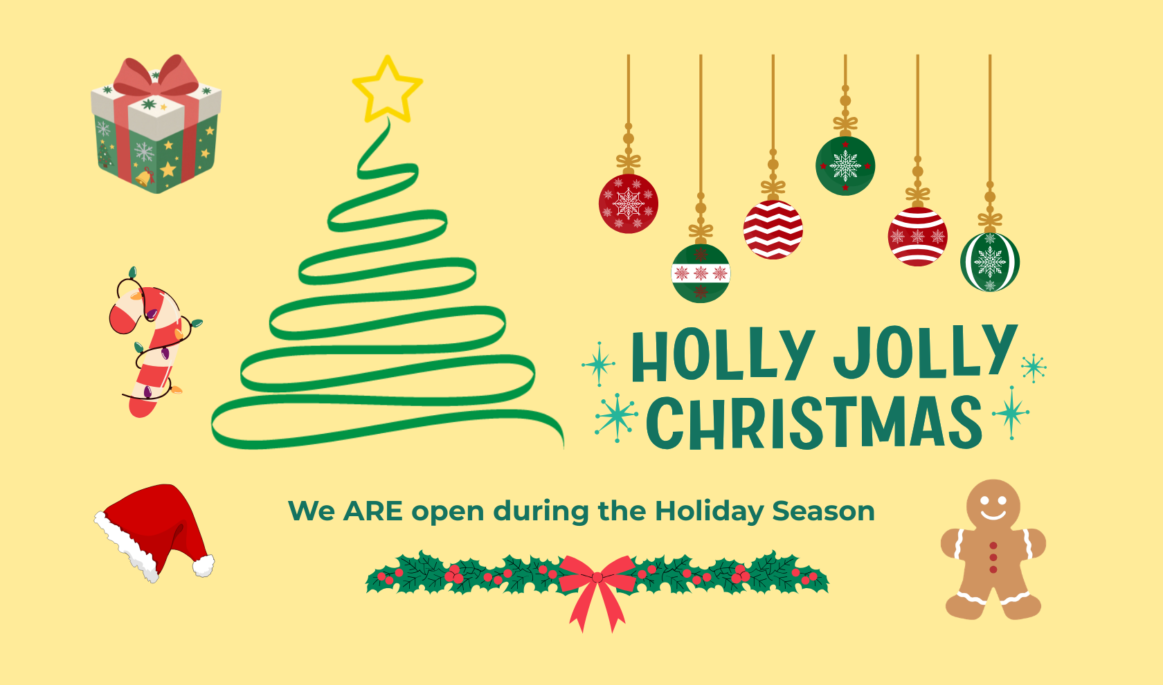 Merry Christmas & Happy Holidays