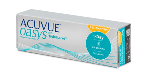 ACUVUE® OASYS with HydraLuxe® for Astigmatism 30 Pack